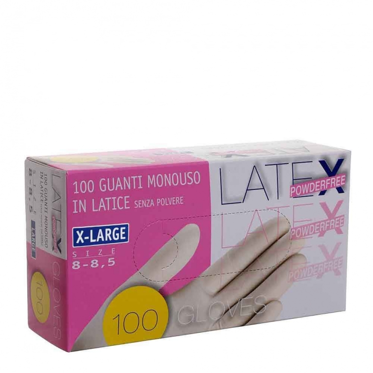 gloves latexpro pf extralarge x100